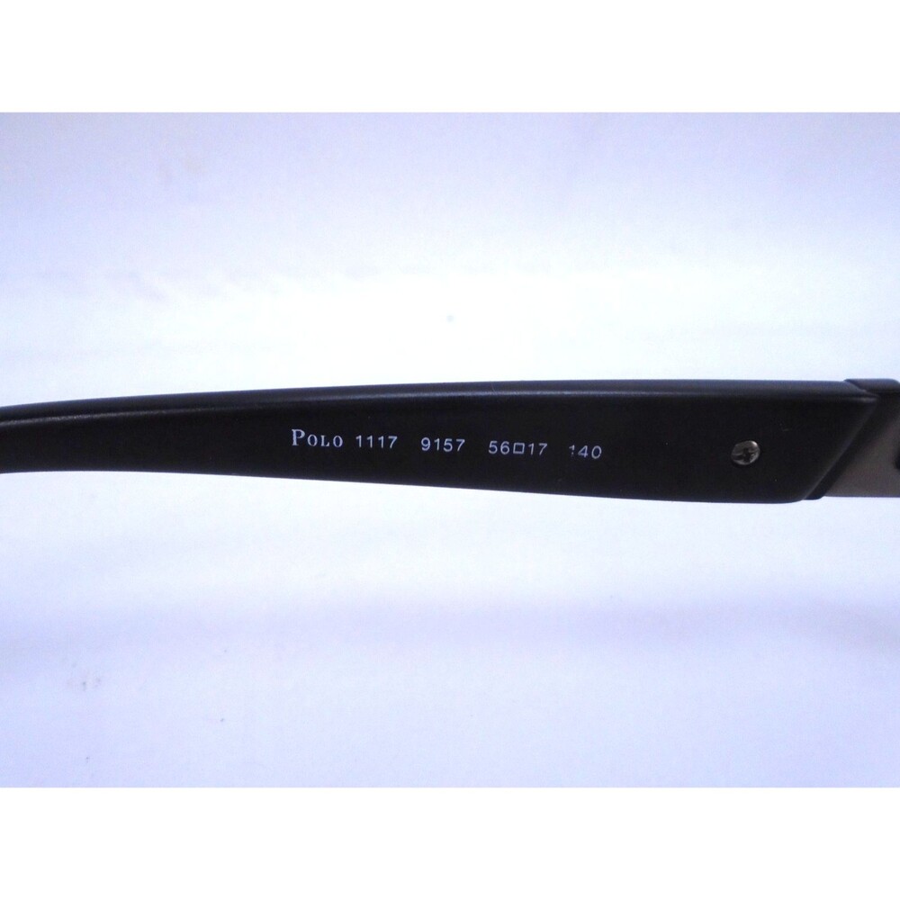 Polo Ralph Lauren Eyeglasses PH1117 9157 Gunmetal Black Half Rim Italy 56-17 140 - Picture 8 of 9